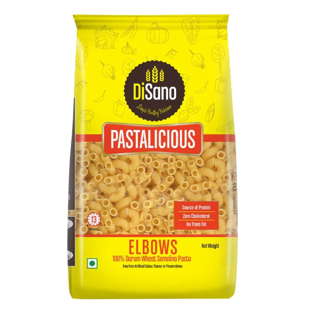 Disano Elbow Pasta, 100% Durum Wheat, No Maida
