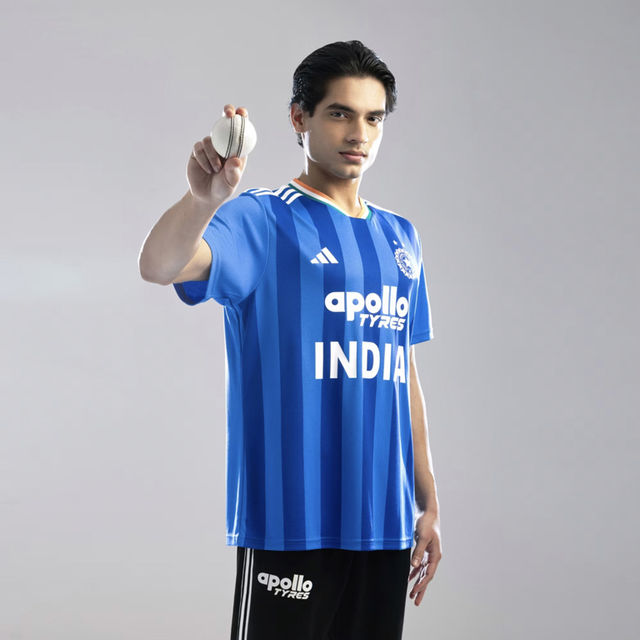 adidas Men India T20 International Cricket World Cup Fan Jersey