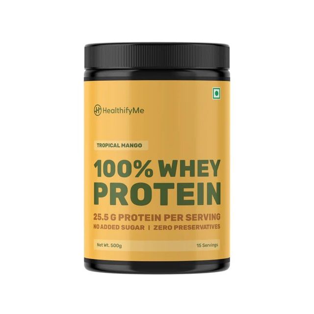 Healthifyme 100% Whey Protein Blend Mango