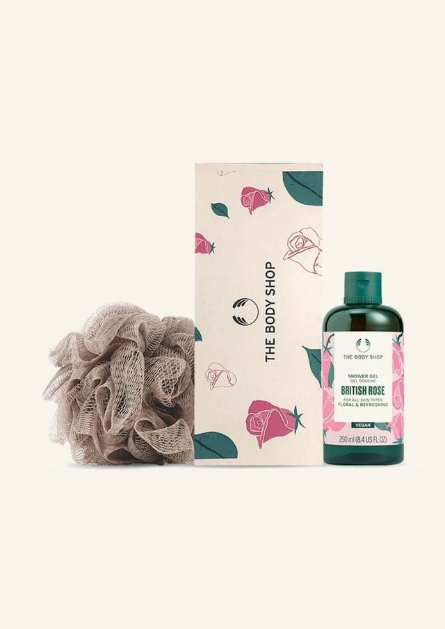 The Body Shop Blooming British Rose Shower Gel Gift Set