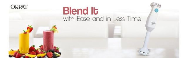 Orpat HHB-100E WOB 250-Watt Hand Blender White