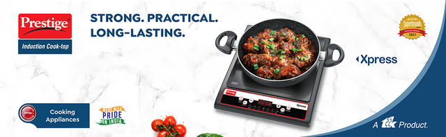 Buy Prestige Xpress 1200W Induction Cooktop with Ceramic Plates