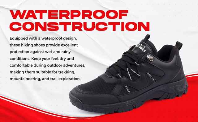 Buy Bacca Bucci Atlas Men's Waterproof Hiking and Trekking Shoes