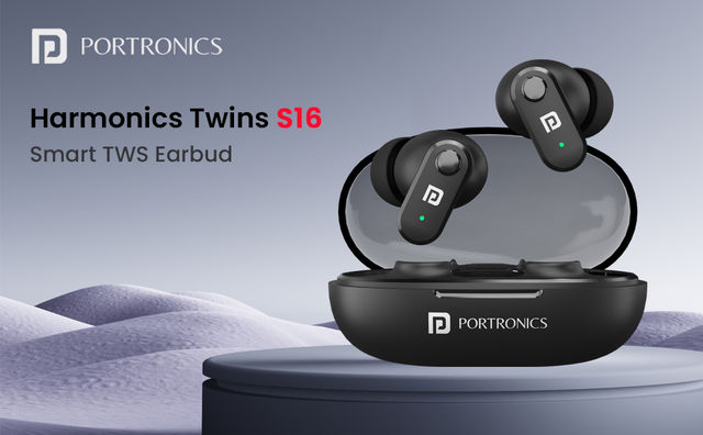 Buy Portronics Harmonics Twins S16 in Ear TWS Wireless Earbuds
