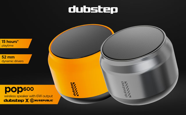 Buy Dubstep Pop 600 Wireless Speaker With 15Hrs Playtime, 52mm