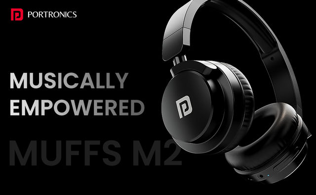 Buy Portronics Muffs M2 Bluetooth Wireless Headphones Over Ear