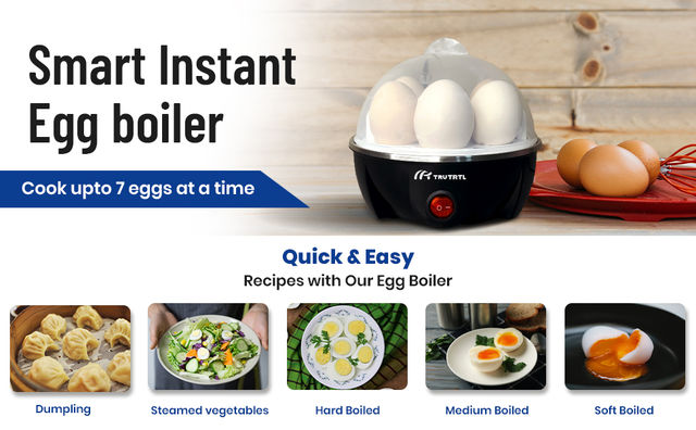 Cooking Eggs Egg Boil Electric Kettle TruTRTL Smart Instant Egg