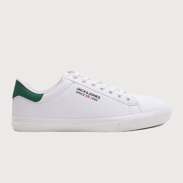 Jack & Jones Men's White Polyurethane Casual Sneakers - 40 - Buy