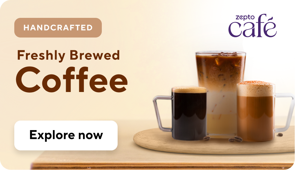 Freshly brewed coffee